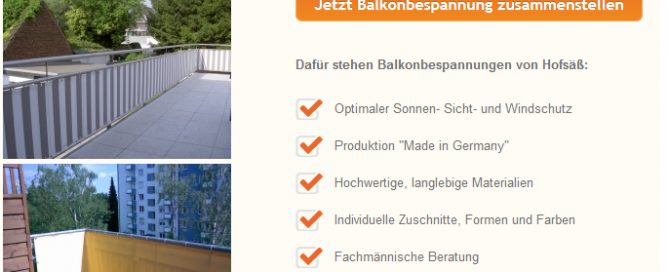 Balkonverkleidungen