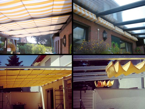 Faltmarkise Eine moderne hochwertige Beschattung für Pergola und