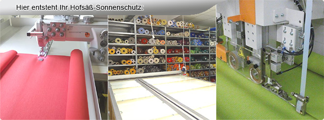 Sonnenschutz Produktion