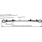 Edelstahl Kausche A4 4mm für Seil Ø 4mm